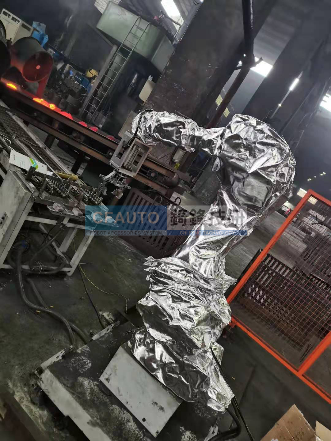 Mechanical Arm Protective Clothing-waterproof, dustproof, high temperature resistance, flame retardant CFAUTO